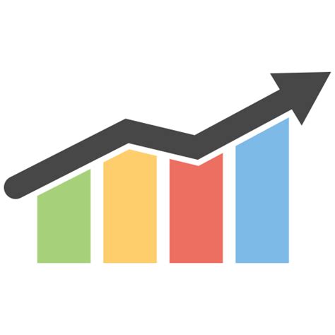 Arrow Bar Graph Growth Icon Free Download On Iconfinder