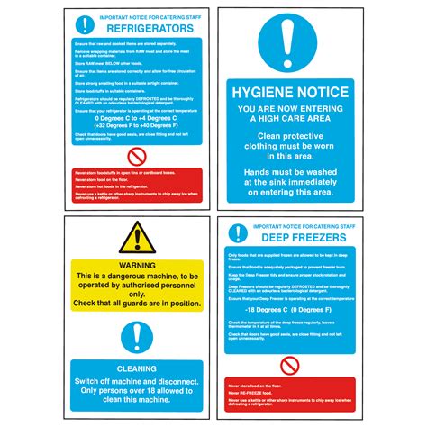 Kitchen Safety Sign Catering Health And Safety Signs