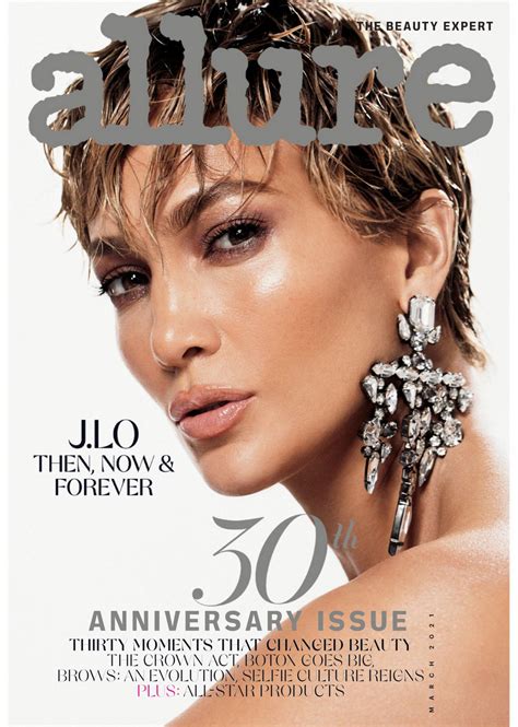 Jennifer Lopez Allure Magazine Usa March 2021 Issue Celebmafia
