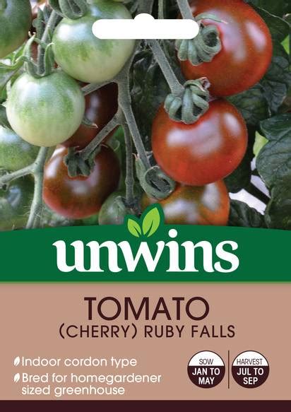 Tomato Cherry Ruby Falls Vegetable Seeds Unwins Jacksons Nurseries