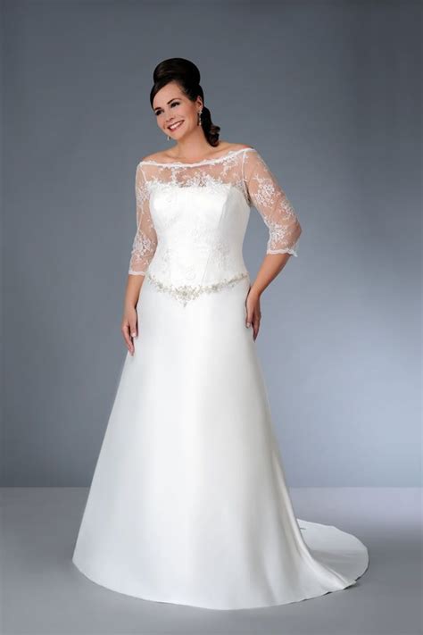 We pick out our favourite sleeved wedding dresses, from capped sleeves to billowing bell sleeves to three quarter length; Three Quarter Length Sleeve Wedding Dress for Plus Size ...