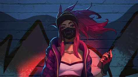 1920x1080 Resolution Akali League Of Legends Art 1080p Laptop Full Hd