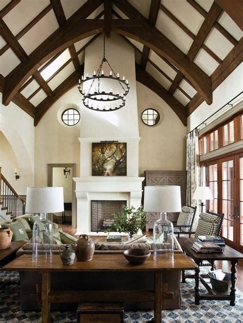 Unique Cathedral And Vaulted Ceiling Designs In Living Rooms