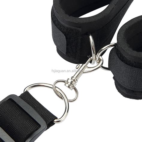 Ball Gag With Handcuffs Woven Belt Bondage Restraints Braided Strap