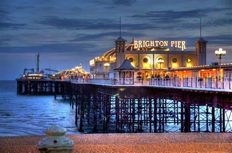 Brighton Pier At Sunset Flickr Photo Sharing