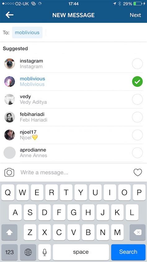 How To Send Direct Message Or Create A Group Chat In Instagram The New