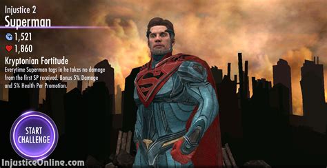 Injustice Gods Among Us Mobile Injustice 2 Superman Challenge