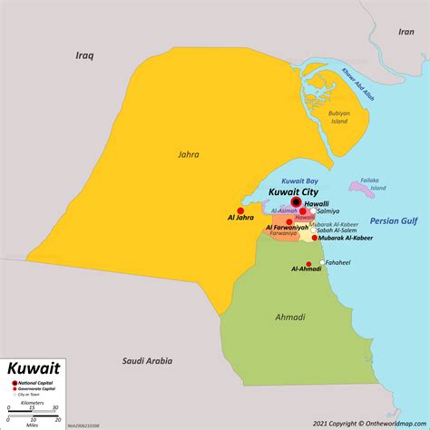 Kuwait Map Detailed Maps Of State Of Kuwait