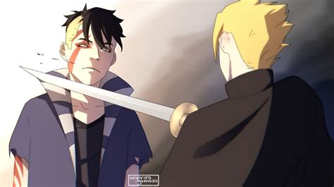 Boruto Uzumaki Vs Kawaki Boruto Samurai Anime Uzumaki Boruto