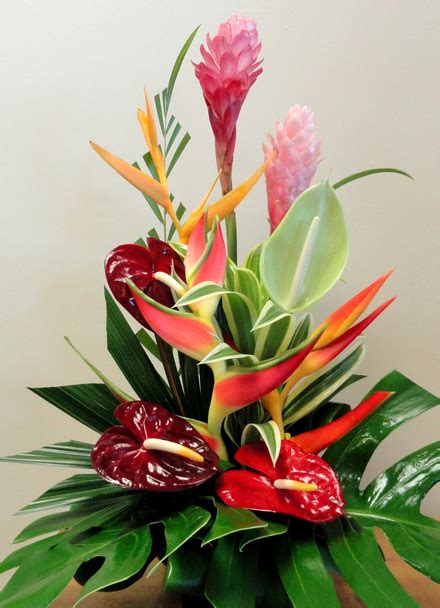 Hawaii Wedding Flowers Tropical Flower Arrangements