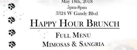 Happy Hour Brunch At The Daily Dose Tampa Fl May 18