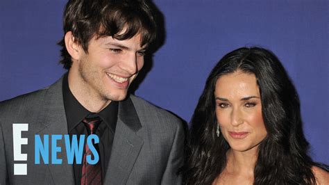 Ashton Kutcher Says Demi Moore S Pregnancy Loss Was Painful E News Youtube
