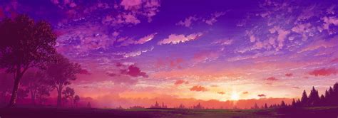 Landscape Sunset Clouds Hd Wallpaper Wallpaper Flare