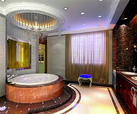 There is an amazing marble section that includes a sink and a mirror in this bathroom. New home designs latest.: Luxury Bathrooms designs ideas.