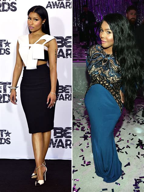 Watch Nicki Minaj Disses Lil Kim In Bet Awards Speech Hollywood Life