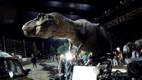 Filming The T Rex Escape Scene For Jurassic Park 1993 Rjurassicpark