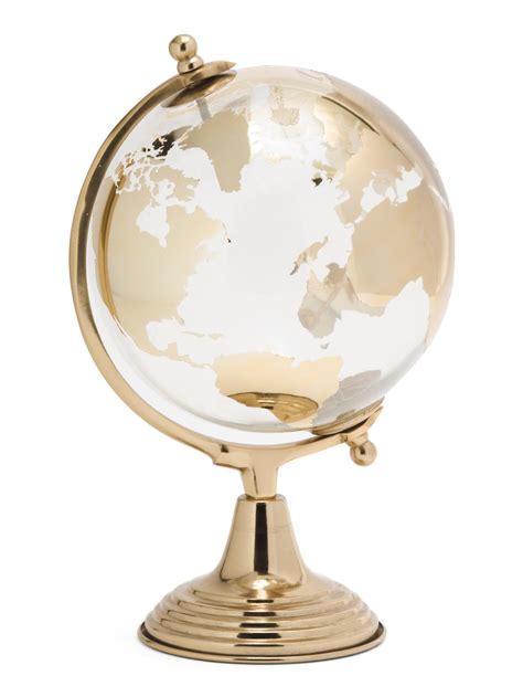 Metallic Glass Globe Decorative Accents T J Maxx Glass Globe Globe Decor Globe