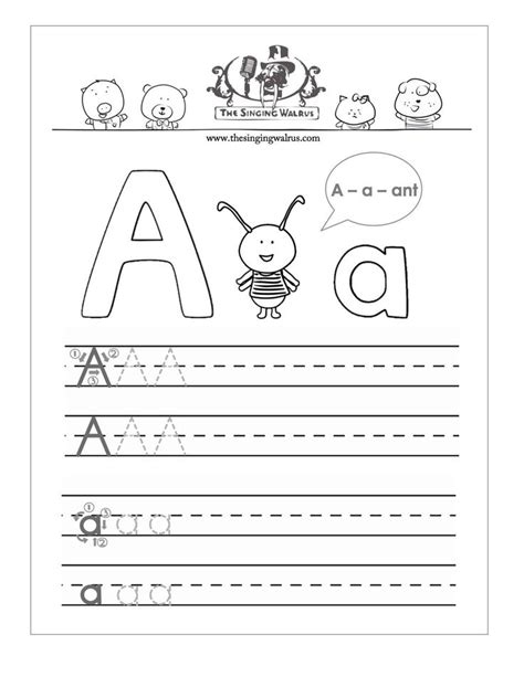 Letter Activity Sheets For Preschoolers Letter Worksheets Kindergarten