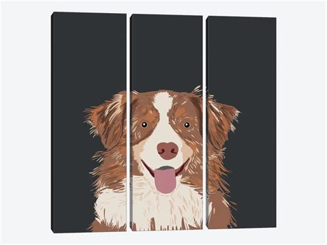 We are australia's most trusted online art gallery. Australian Shepherd I Art Print by Pet Friendly | iCanvas