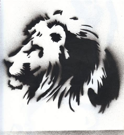 Lion Stencil By Deccos25 On Deviantart Lion Stencil Stencils Art