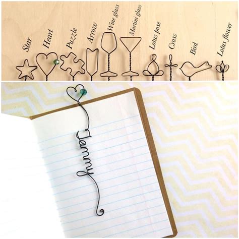 handmade unique personalized wire bookmark cute bookmarks popsugar smart living photo 10