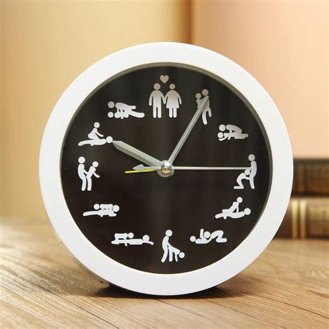 Buy 12 Position Patterns Funny Circular Table Clocks Cultural Arts Sex Clock
