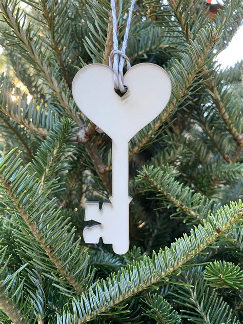 Key Shaped Sublimation Blanks Sublimation Ornaments Santas Etsy