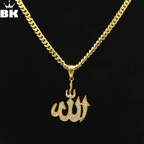 Allah Pendant Necklaces Muslim Jewelry For Women Or Men Fashion Trendy