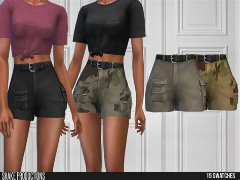 590 Cargo Shorts By Shakeproductions From Tsr • Sims 4 Downloads