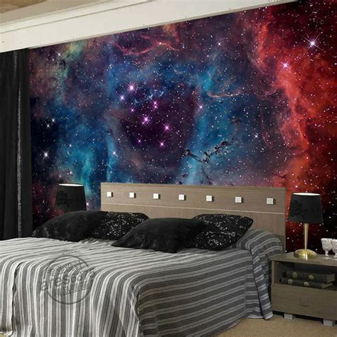 Gorgeous Galaxy Wallpaper Nebula Photo Wallpaper Custom 3d Wall Murals