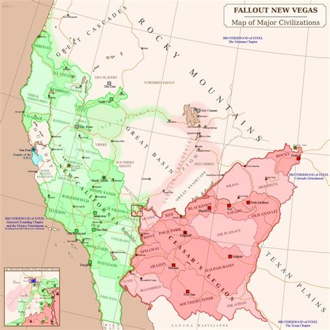 Found This Amazing Map Of Ncr And Caesars Legion Territory By The