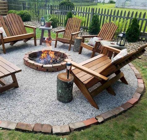 Outdoor Gravel Fire Pit Area How To Build A Diy Patio And Fire Pit Seating Area Youtube