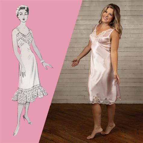 get the vintage lingerie look 1950s style shadowline and velrose
