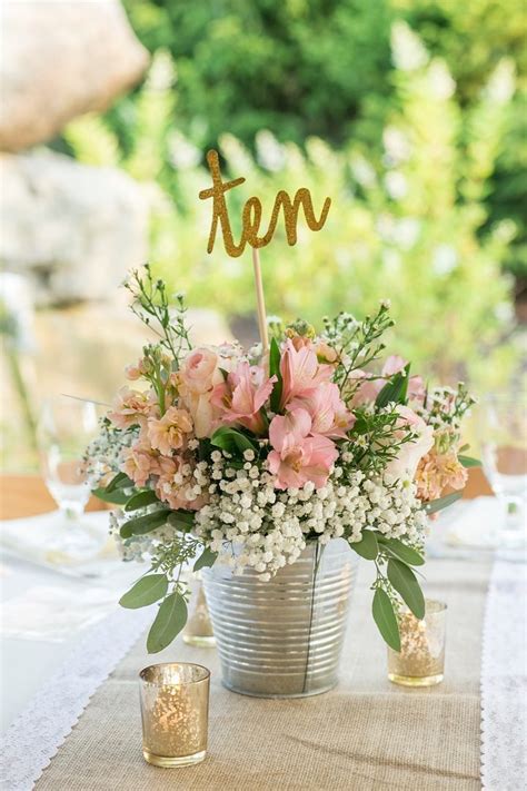 Eur 7.01 to eur 9.14. 14 Rustic Wedding Table Decorations We Love