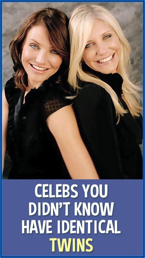 Celebs You Didn’t Know Have Identical Twins Usa Magazine Beautiful Women Over 50 Celebs