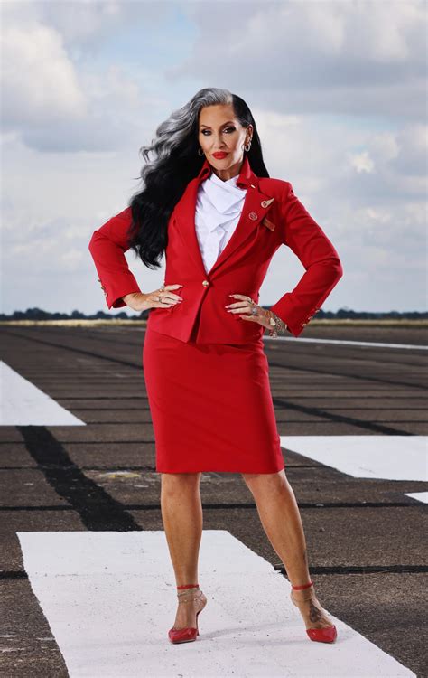 Virgin Atlantic Michelle Visage Helps Launch New Uniforms Attitude
