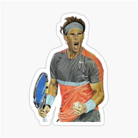 Rafael Nadal Sticker For Sale By Addyro Redbubble