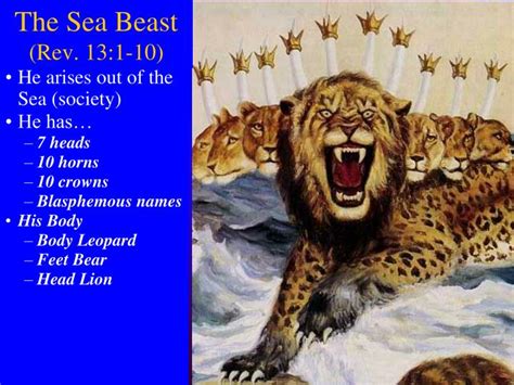 Ppt Revelation 131 18 Satans Agents The Sea Beast