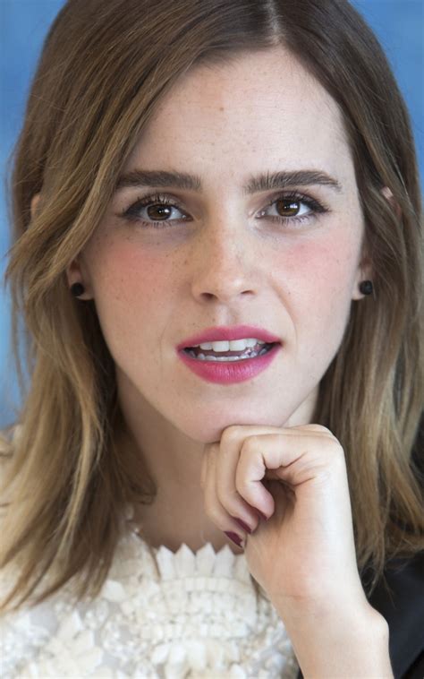 Celebrity Emma Watson Brown Eyes Actress English Brunette Face