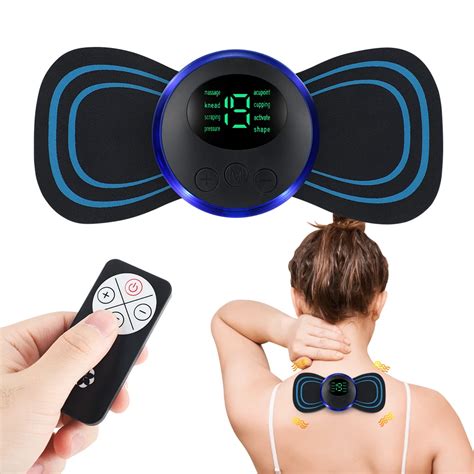 5pcs Mini Electric Neck Massage Relieve Pain Cervical Massagers Relaxing Stimulator For Shoulder