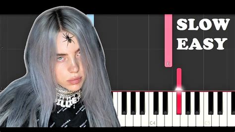 Billie Eilish Hostage Slow Easy Piano Tutorial Youtube
