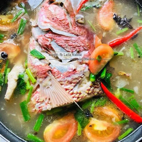 Resep gulai ikan kakap khas masakan. Resepi Sup Ikan Merah Cara Laila | resepion9terkini