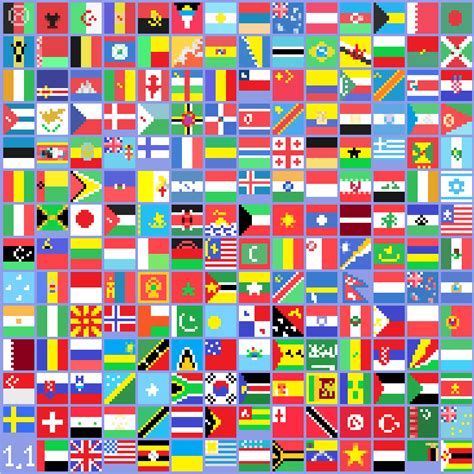 Basically Every Flag On Pixel Art Rpixelart