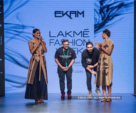Designers Of The Brand Ekam Take The Stage To Showcase Their Creations