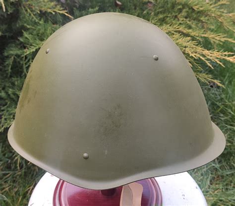 Helmet Rare Ussr Military Soviet Army Wwii Ssh68 Type Steel Etsy Uk