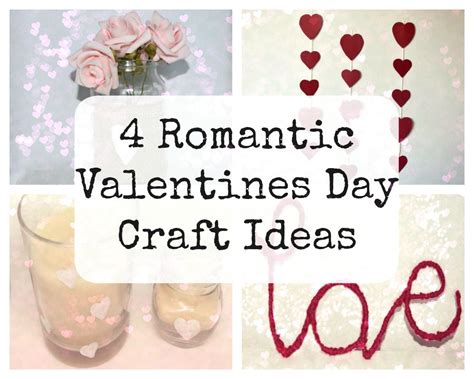 4 Romantic Valentines Day Craft Ideas Whimsical Mumblings