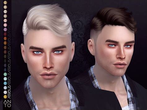Anto Sims Hair Mens Hairstyles Sims 4 Hair Male