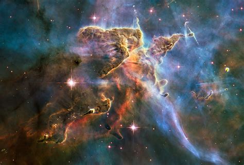 Hubble Captures Spectacular Landscape In The Carina Nebula Hubble