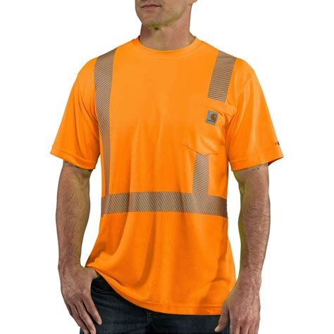 Carhartt Carhartt Mens High Visibility Force Ss Class 2 T Shirt