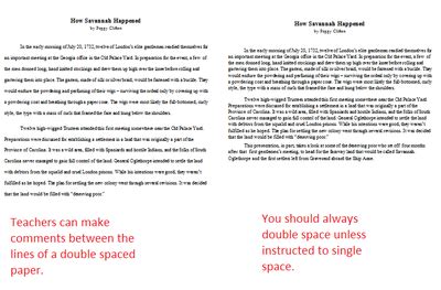 Useful research and term paper examples for you. How to Double Space Your Paper | Double spaced essay ...
